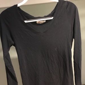 Simple black tee